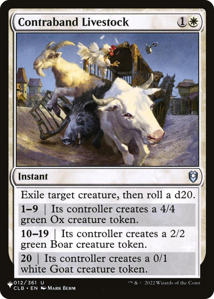 Image for Contraband Livestock