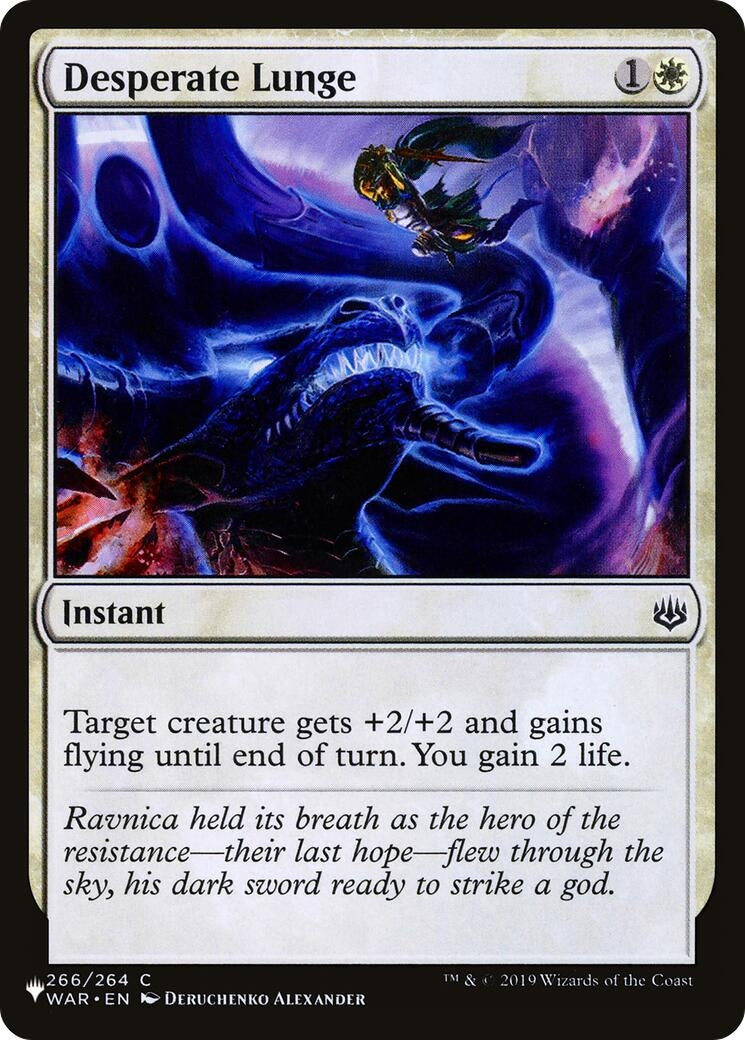 Image for Desperate Lunge