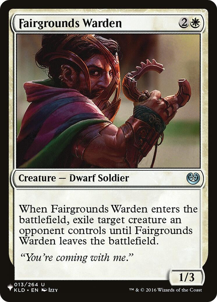 Image for Fairgrounds Warden