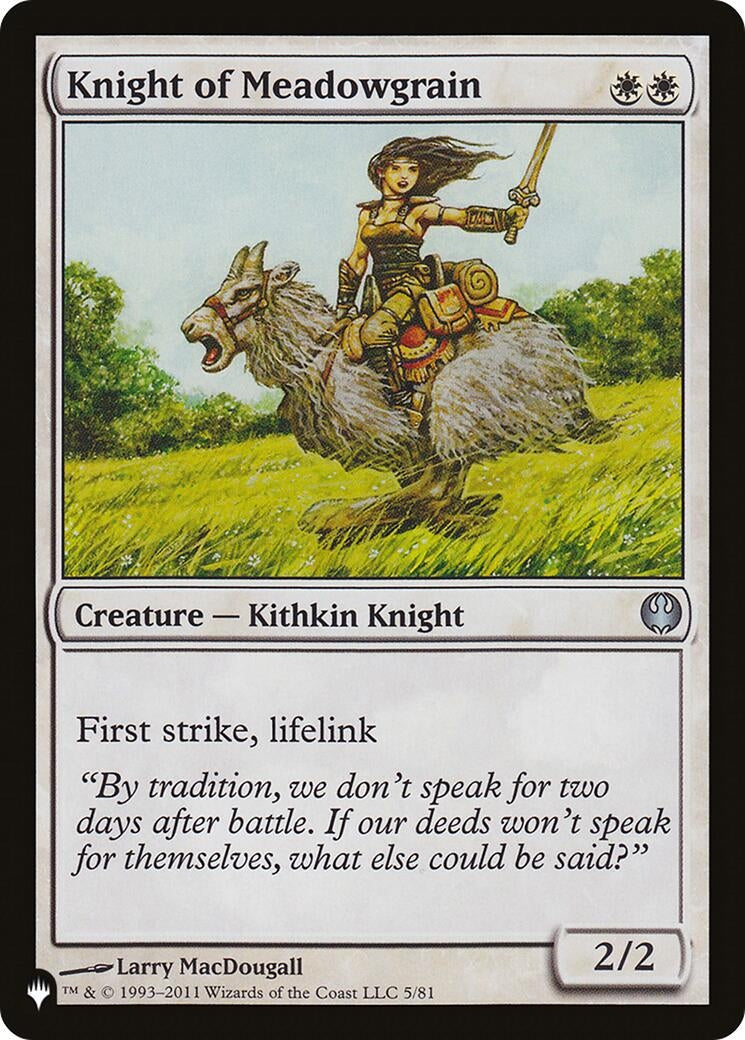Image for Knight of Meadowgrain