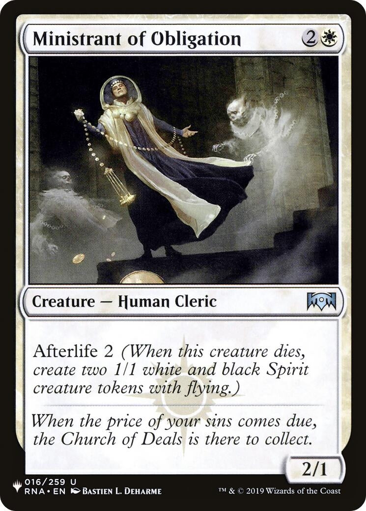 Image for Ministrant of Obligation