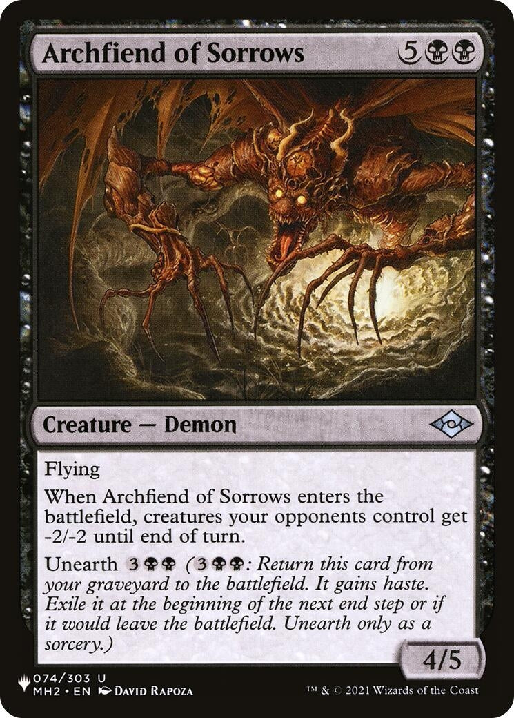 Image for Archfiend of Sorrows