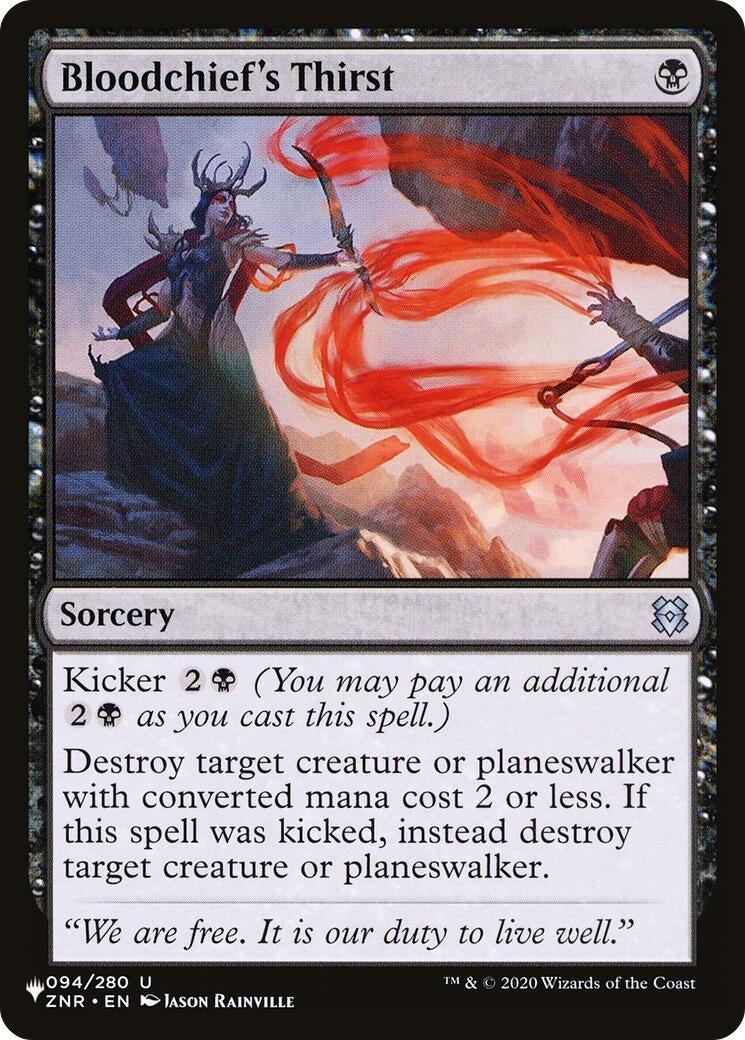 Image for Bloodchief's Thirst