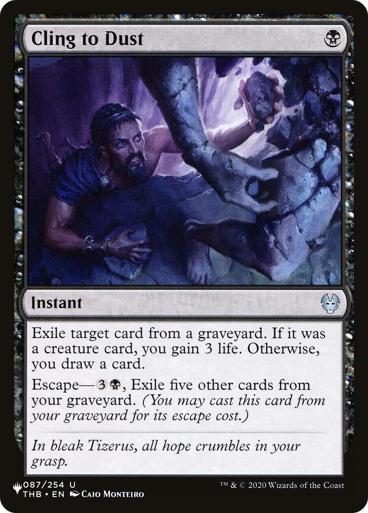 Image for Cling to Dust