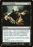 Image for Feast or Famine