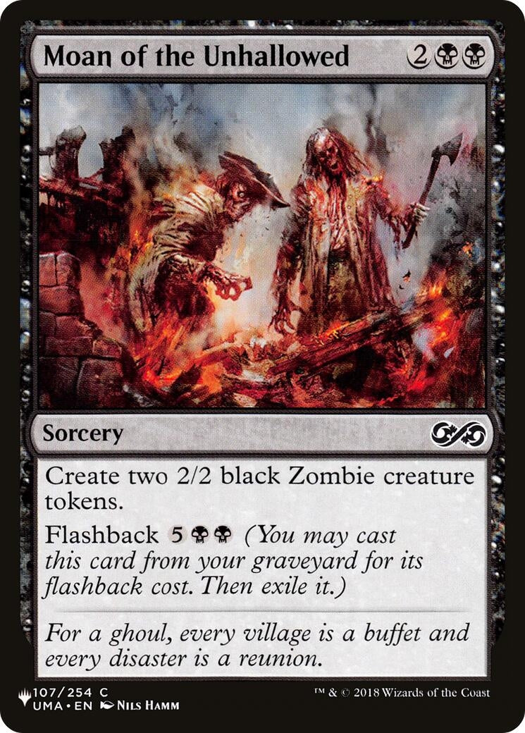 Image for Moan of the Unhallowed