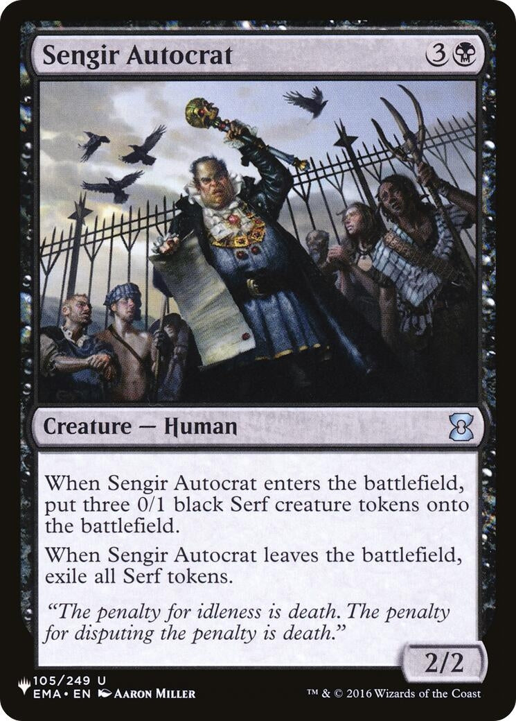 Image for Sengir Autocrat