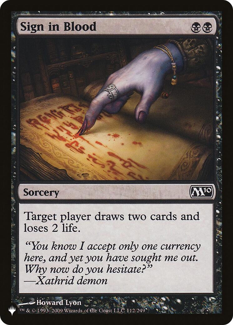 Image for Sign in Blood (M10)