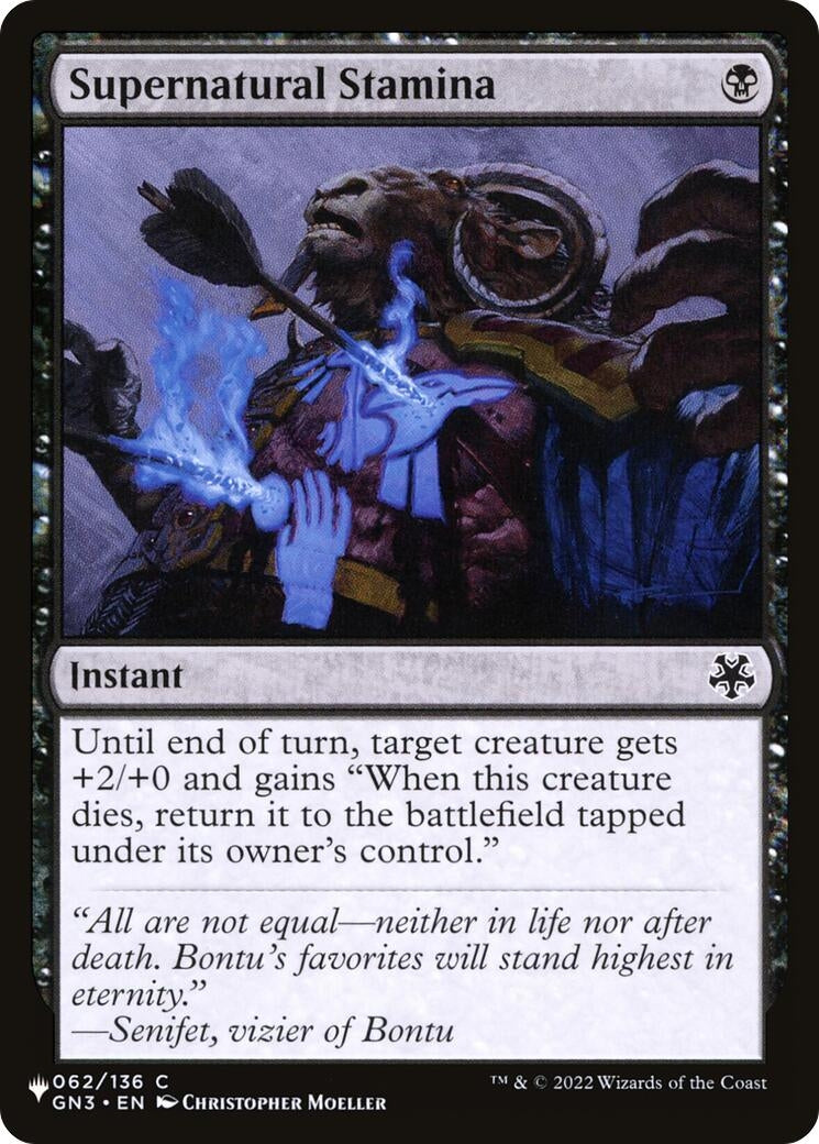 Image for Supernatural Stamina
