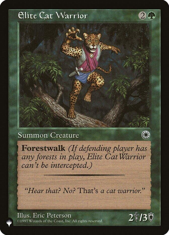 Image for Elite Cat Warrior (Flavor Text)