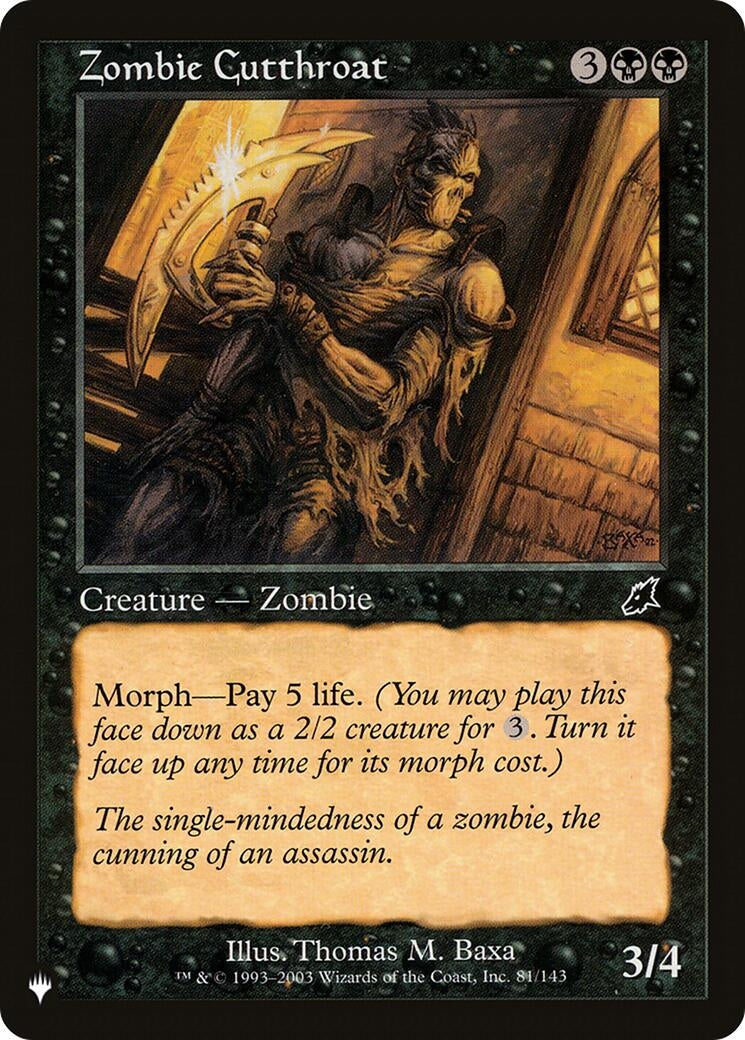 Image for Zombie Cutthroat