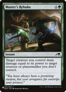 Image for Master's Rebuke