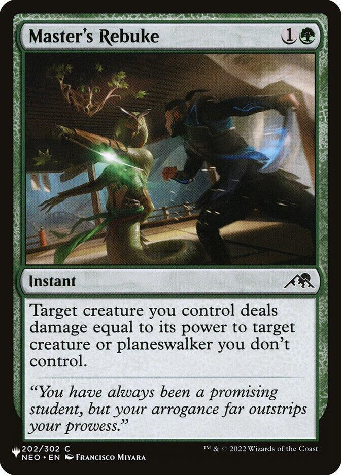 Image for Master's Rebuke