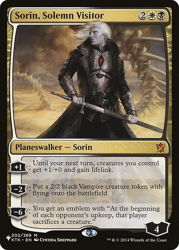 Image for Sorin, Solemn Visitor