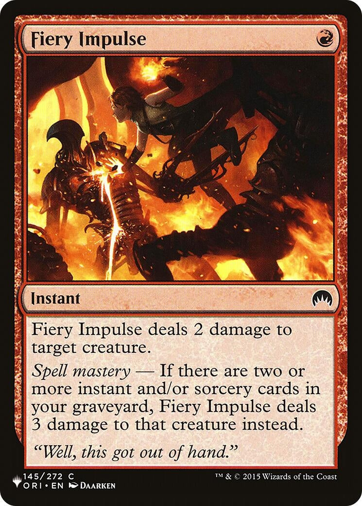 Image for Fiery Impulse
