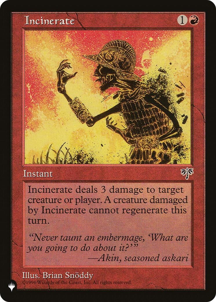 Image for Incinerate