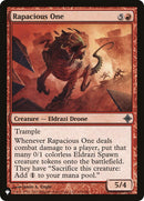 Image for Rapacious One