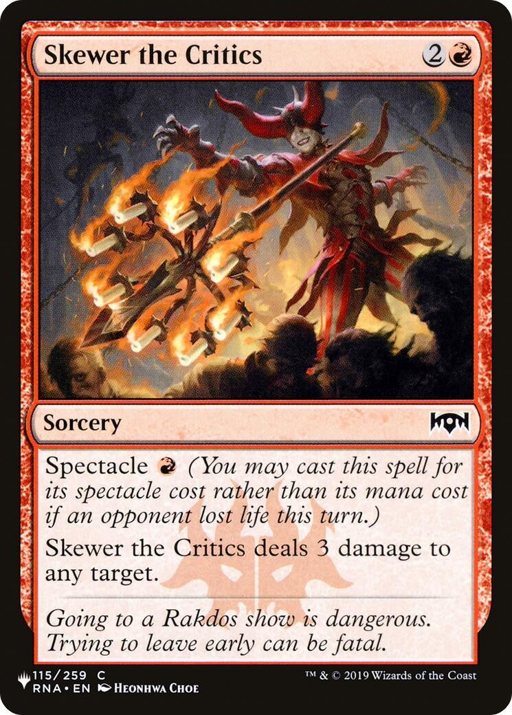 Image for Skewer the Critics