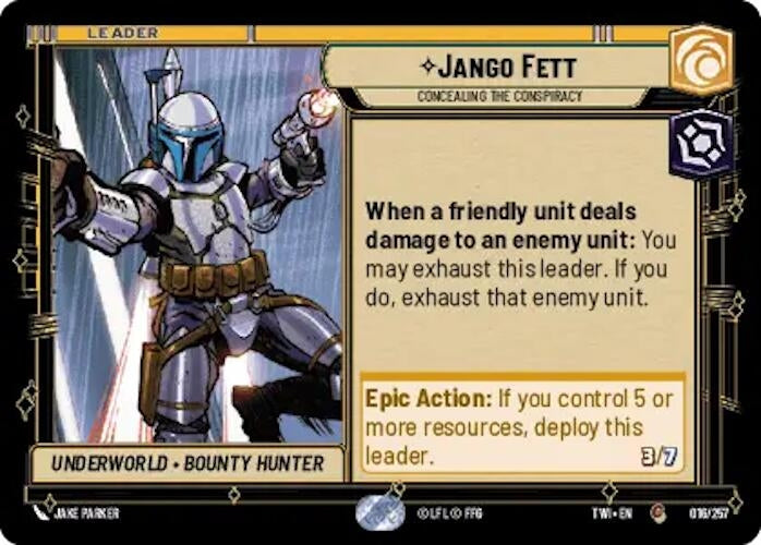 Jango Fett Concealing the Conspiracy (016/257) [TOR]