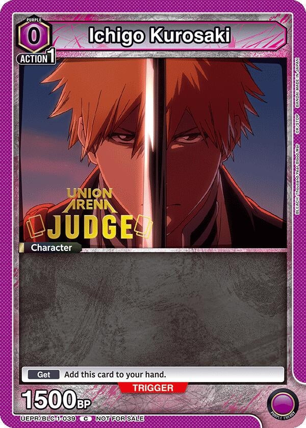 Image for Ichigo Kurosaki (039) (Judge Pack) [Union Arena Promotion Cards]