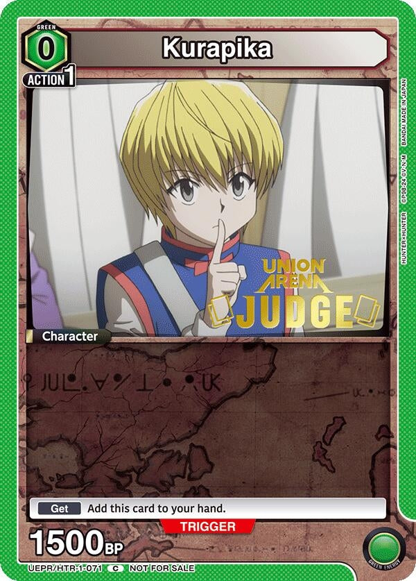 Image for Kurapika (071) (Judge Pack) [Union Arena Promotion Cards]