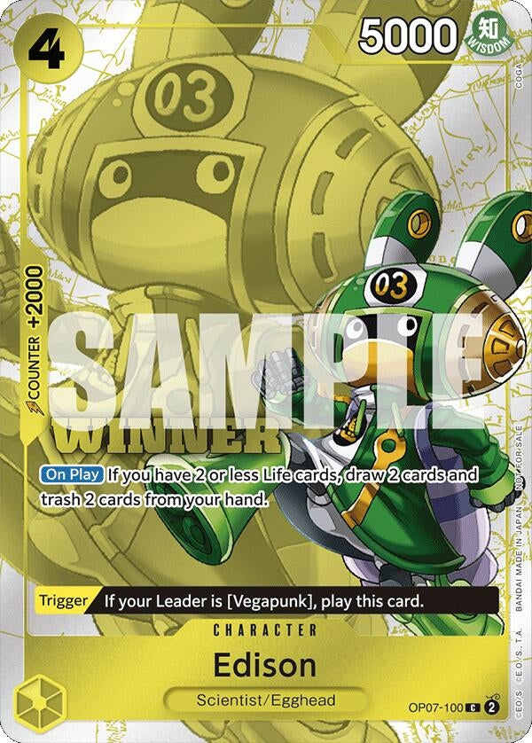 Image for Edison (Winner Pack 2024 Oct.-Dec.) [One Piece Promotion Cards]
