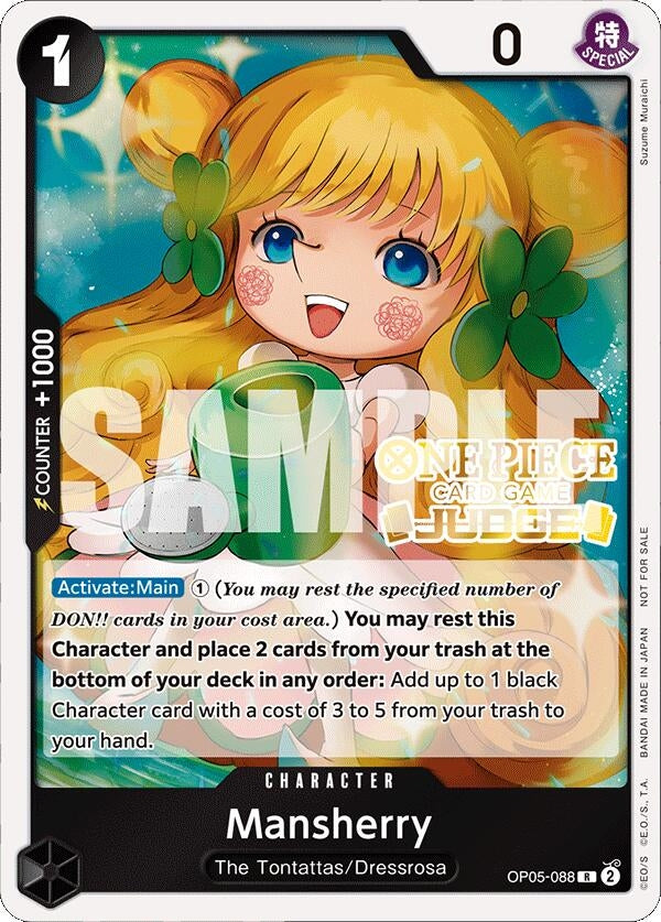 Image for Mansherry (Judge Pack Vol. 4) [One Piece Promotion Cards]
