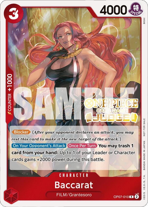 Image for Baccarat (Judge Pack Vol. 4) [One Piece Promotion Cards]