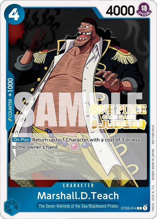 Image for Marshall.D.Teach (Judge Pack Vol. 4) [One Piece Promotion Cards]