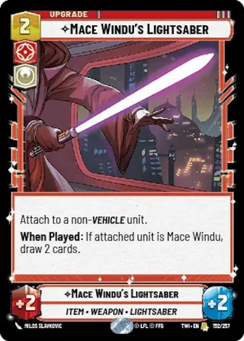 Mace Windus Lightsaber (152/257) [TOR]
