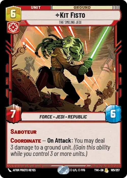 Kit Fisto The Smiling Jedi (165/257) [TOR]