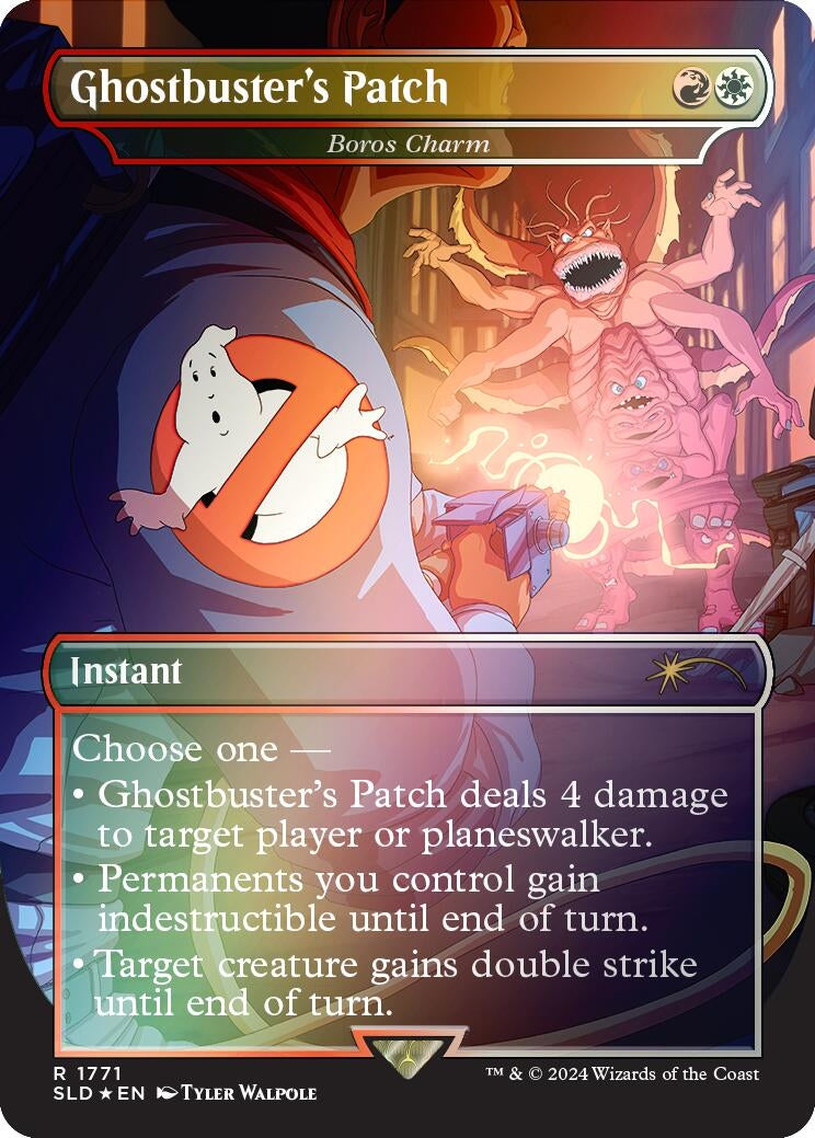 Image for Ghostbuster's Patch - Boros Charm (Rainbow Foil)
