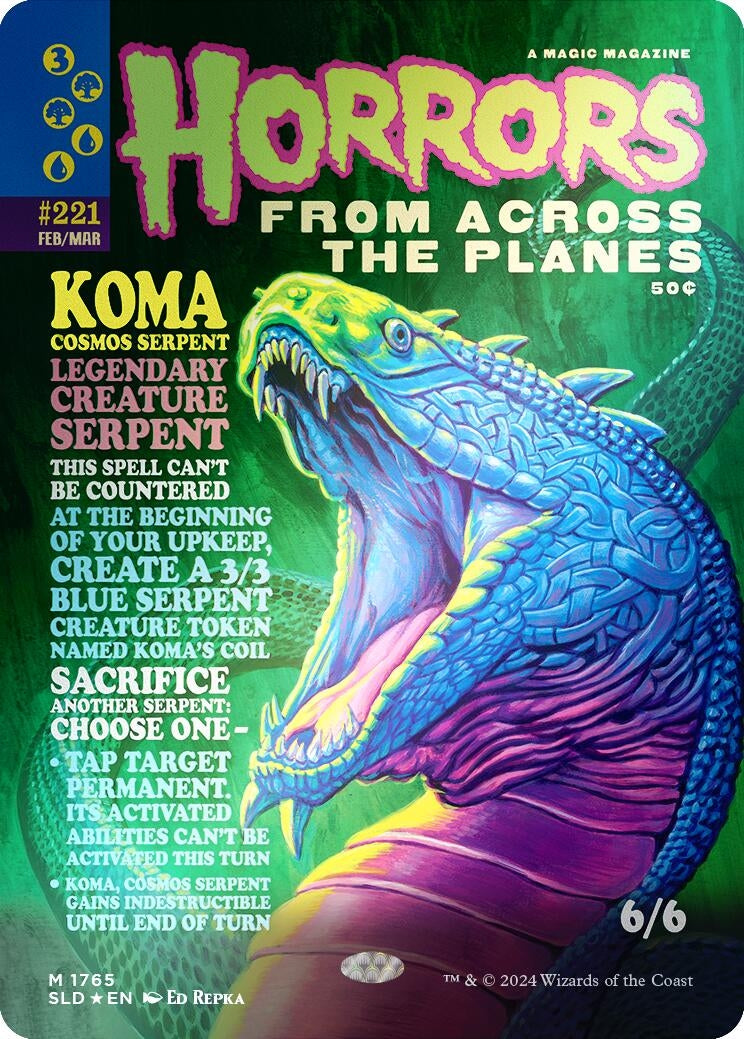 Image for Koma, Cosmos Serpent (Rainbow Foil)