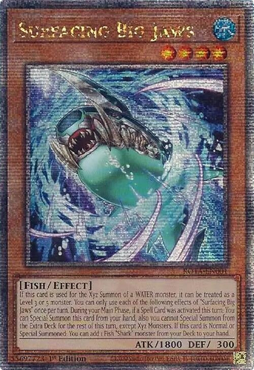 Image for Surfacing Big Jaws (Quarter Century Secret Rare) [Rage of the Abyss]