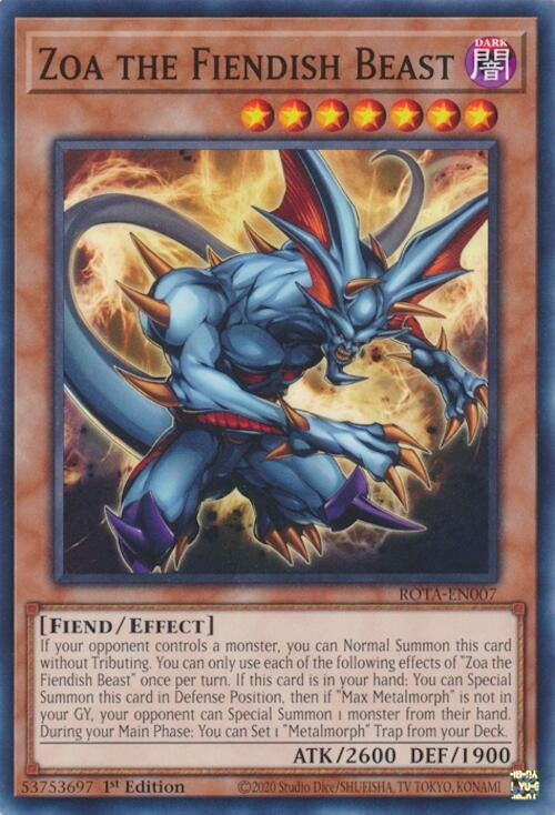 Image for Zoa the Fiendish Beast [Rage of the Abyss]