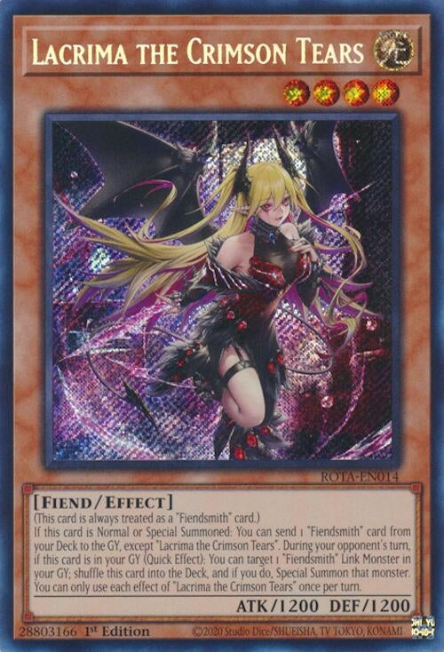 Lacrima the Crimson Tears (ROTA-EN014) [Rage of the Abyss]