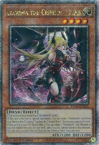 Image for Lacrima the Crimson Tears (Quarter Century Secret Rare) [Rage of the Abyss]