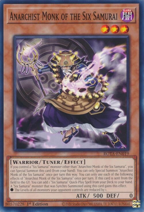 Image for Anarchist Monk of the Six Samurai [Rage of the Abyss]