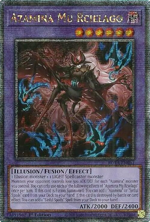 Image for Azamina Mu Rcielago (Quarter Century Secret Rare) [Rage of the Abyss]