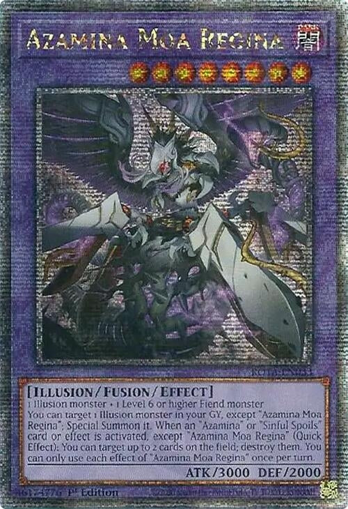 Image for Azamina Moa Regina (Quarter Century Secret Rare) [Rage of the Abyss]