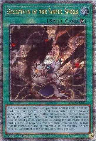 Image for Deception of the Sinful Spoils (Quarter Century Secret Rare) [Rage of the Abyss]