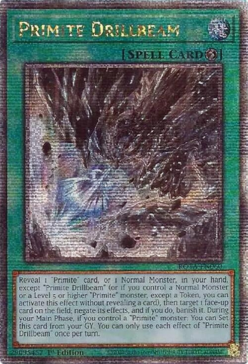 Image for Primite Drillbeam (Quarter Century Secret Rare) [Rage of the Abyss]