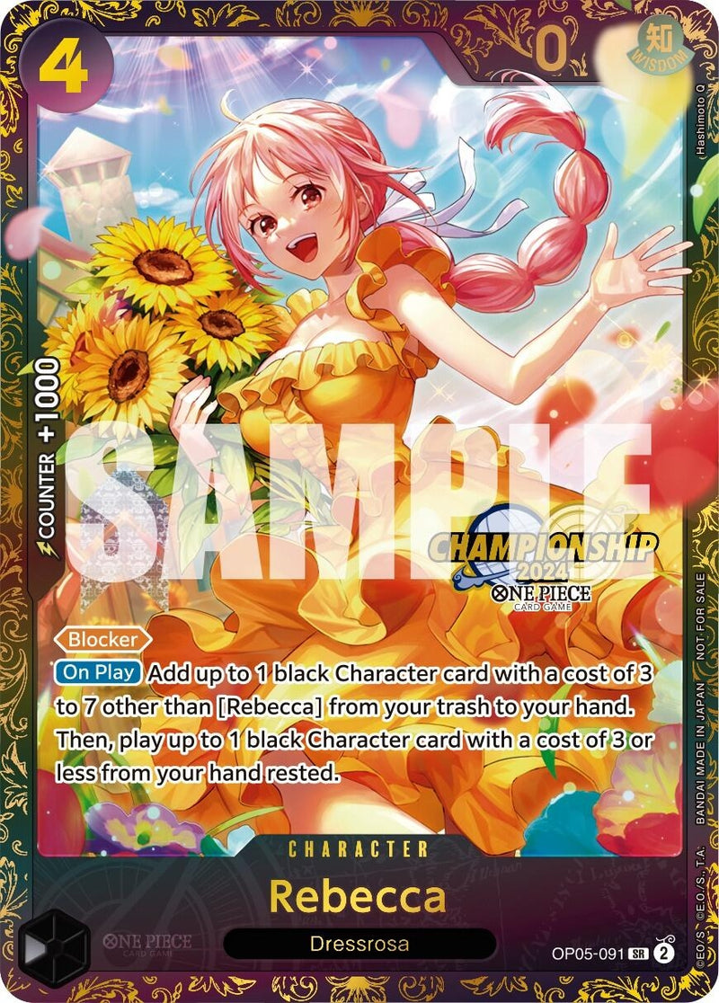 Image for Rebecca (October Championship 2024 Online Regional) [One Piece Promotion Cards]