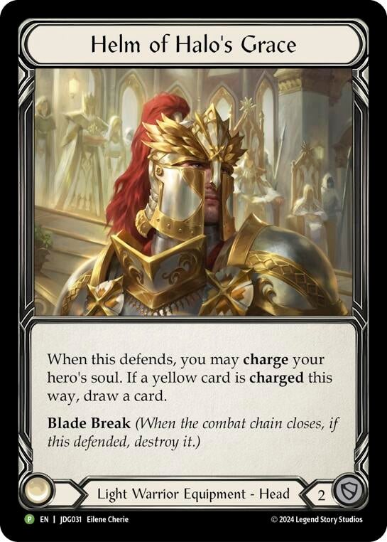 Image for Helm of Halo's Grace - JDG031 [Flesh and Blood: Promo Cards]