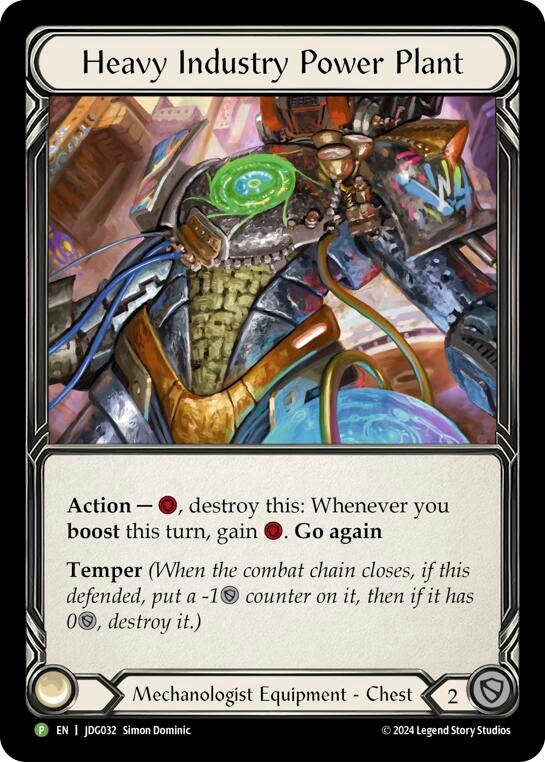 Image for Heavy Industry Power Plant - JDG032 [Flesh and Blood: Promo Cards]