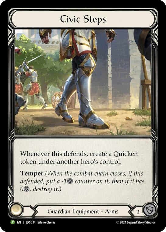 Image for Civic Steps - JDG034 [Flesh and Blood: Promo Cards]