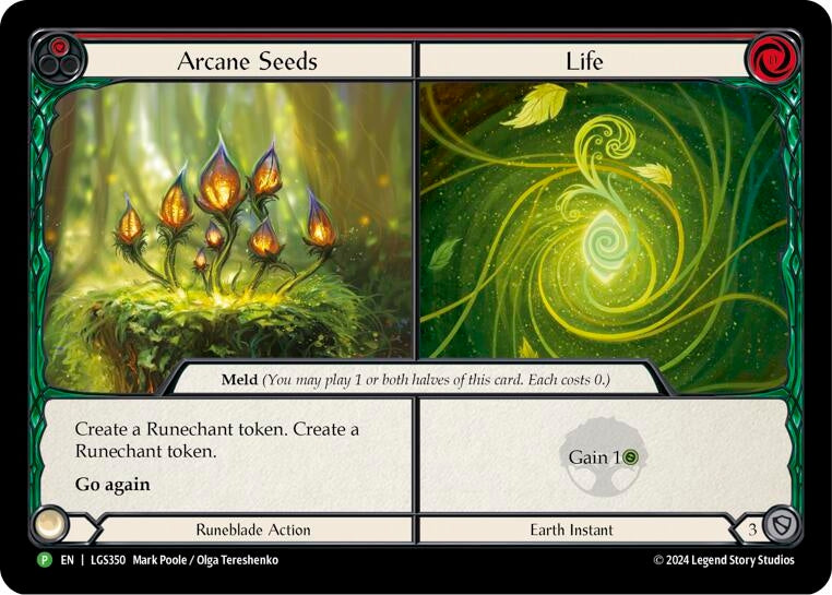 Image for Arcane Seeds // Life - LGS350 [Flesh and Blood: Promo Cards]