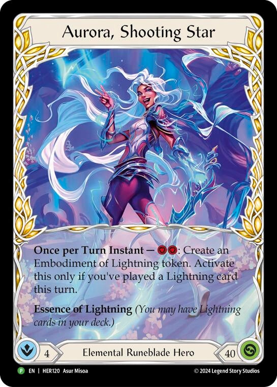 Image for Aurora, Shooting Star - HER120 [Flesh and Blood: Promo Cards]