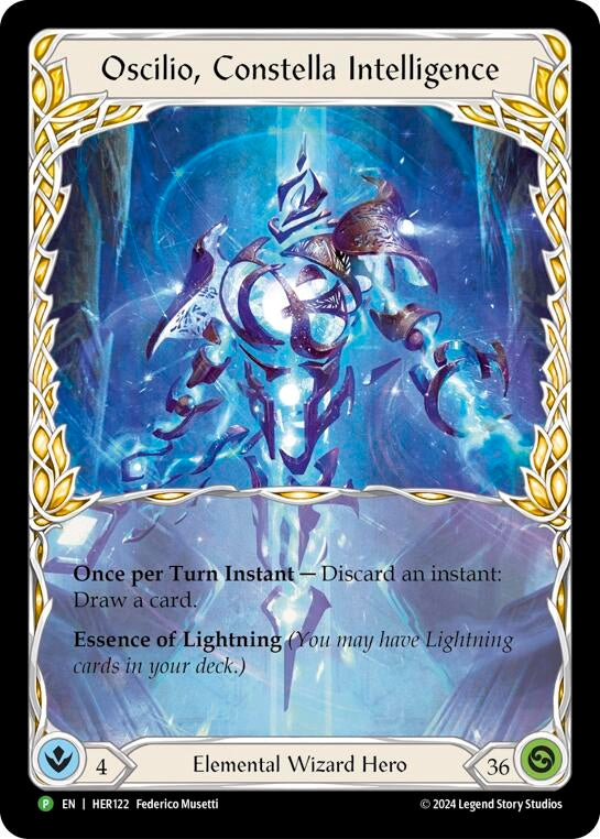Image for Oscilio, Constella Intelligence - HER122 [Flesh and Blood: Promo Cards]
