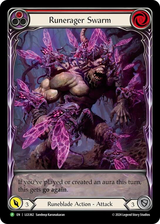 Image for Runeranger Swarm (Red) (Extended Art) - LGS362 [Flesh and Blood: Promo Cards]